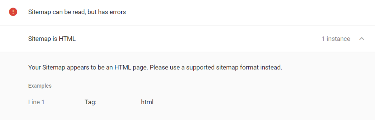 验证 XML 站点地图1